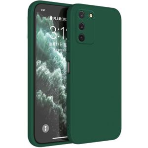 Case for Samsung Galaxy S10 Lite/Galaxy A91 (6.7 inches) TPU Silicone Skin Protector – Dark Green