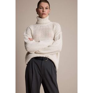 Defacto بلوفر تريكو بياقة عالية بقياس فضفاض