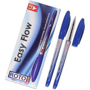 Roto قلم جاف روتو ايزي فلو بسن 1.0 ملم - أزرق - 12 قلم