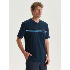 LC Waikiki تي شيرت رجالي بأكمام قصيرة من LC Waikiki بتصميم طباعة