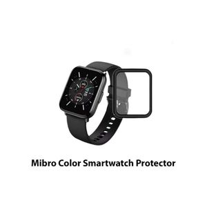 واقي شاشة لهاتف شاومي ميبرو كولور، فيلم حماية ثلاثي الأبعاد منحني بحواف ناعمة (مضاد للخدش) (خالٍ من الفقاعات) (مقاوم للكسر للغاية) (حساس للغاية) (ليس زجاجًا)