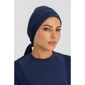 Libra Sleek Swim Turban - Midnight Wave