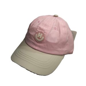 Two-Tone Cap - Pink and White 