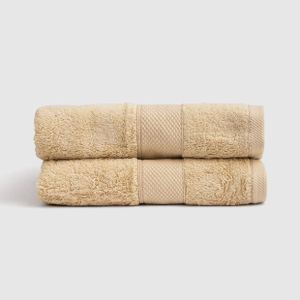 Ariika Seinna Face towel white 100 x 50 cm -Made out of 100% Giza 86 Egyptian cotton, highly tensile double yarn for softness and durability.-SiennaWhite