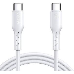 Type-C to Type-C Flash-Charge Series Fast Charging Data Cable SA26-CC3 Compatible with Joyroom / 60W /1m / white