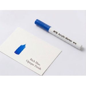 M&G Chenguang MOCALO Mini Acrylic Paint Marker – 2mm Medium Tip, Variant Colors with Display Rack & Refills - 1pcs - No: APL976S6