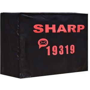 Sharp غطاء الوحدة الخارجية، مكيف هواء سبليت 3 حصان، أسود