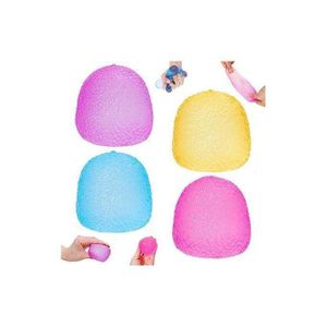 Fidget Toys, Stress Cube Sensory Ball, Squishy Stress Relief Toys, Squishy Balls Fidget Toy for Adults & Kids - 4 Pack