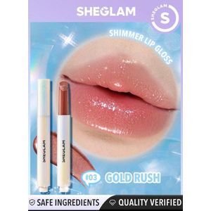 SHEGLAM Pout-Perfect Shimmer Lip Plumper-Gold Rush Gold Rush