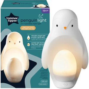 tommee tippee مصباح ليلي محمول 2 في 1 على شكل بطريق - 49100810