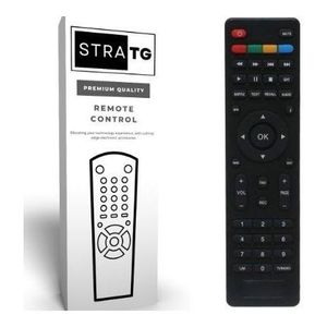 StraTG جهاز تحكم عن بعد بديل من ستراتيجى لأجهزة Prifix 8400 M HD، وTruman ترومان ™ HD 1 و2، وAvatar، وIMAX، وSkyline 777i Rony HD