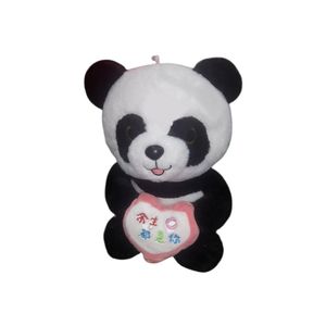 Panda Plush Doll with a Heart have small kiss Small Size - S