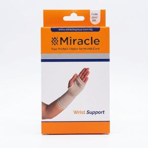 Miracle دعامة للمعصم توفر الدفء والدعم لمنطقة المعصم، مقاس 3XL