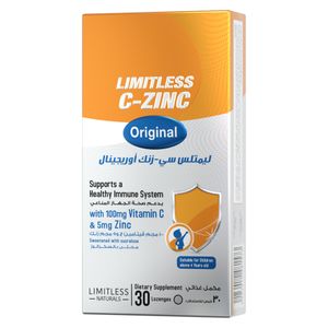 Limitless سي-زنك أوريجينال 30 قرص استحلاب