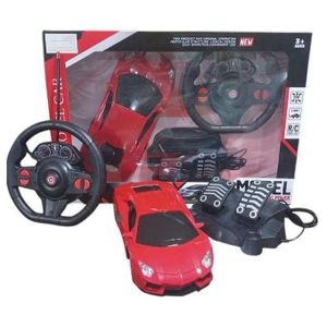 Large Kids Sports Racing Car with Remote Control and Pedal Drive, Assorted Colors