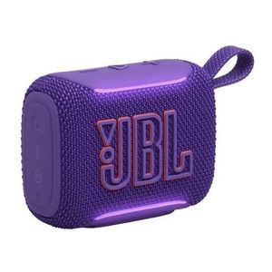 JBL  Go 5 Portable Bluetooth Speaker with Ambient Edge Lighting, IP68 Waterproof & Dustproof, 10H Playtime, AirTouch Stereo Pairing, Auracast™, USB-C Lossless Audio – Compact & Drop-Proof, Purple
