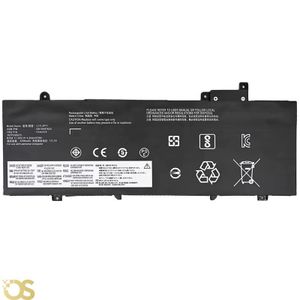 Os بطارية متوافقة مع Lenovo ThinkPad T480s L17M3P71 L17M3P72 L17L3P71 - ضمان لمدة 3 أشهر (11.58V / 57Wh ≈ 4920mAh) 