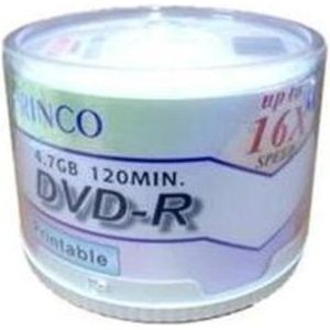 Princo 50-Disc 16X DVD-R 4.7GB White Inkjet