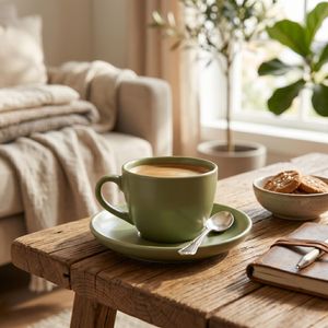 HomePro كوب قهوة بريز الفستق 6 فناجين