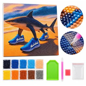 DIY 5D Diamond Painting Kit AI Animal PIC Crystal Rhinestone Art Crafts