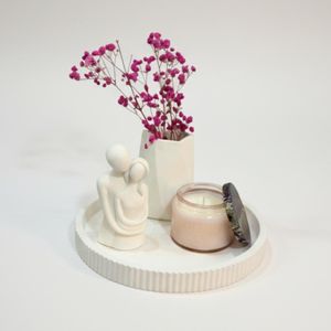 مجموعة ديكور  صينية كونكريت أنيقة