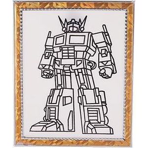 3A Foam Coloring Board With 6 Watercolor And Brush For Kids - Multi Color QYGF332-6-1-3A-2302-Multi Color1