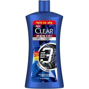 Clear شامبو كلير للرجال 3 في 1 للشعر والوجه والجسم 900 مل