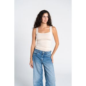 OUTDATED Square Neck Tank Top - Nude