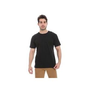 Andora Essential Plain Short Sleeves T-Shirt - Black - Black - XXXL