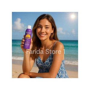 MELATIME سبراي واقي شمس SPF 50+ بخلاصة أوراق الشاي الأخضر وفيتامين E، 150 مل