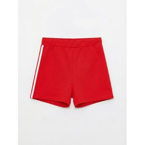 LC Waikiki Girl's Shorts With Elastic Waistband And Stripe Detail