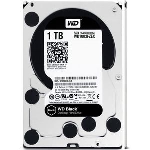 Western Digital 1TB WD Black Performance Internal Hard Drive HDD, 7200 RPM, SATA 6 Gb's, 64 MB Cache, 3.5, WD1003FZEX