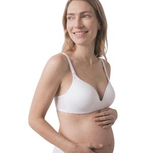 Women's secret Lovely white padded triangular maternity bra