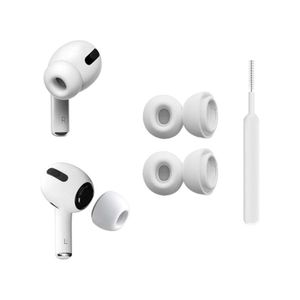أطراف أذن بديلة من السيليكون المطوّر، متوافقة مع سماعات AirPods Pro، مقاس متوسط، عبوة من 4 قطع