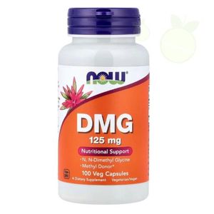 Now DMG, 125 mg, 100 Veg Capsules