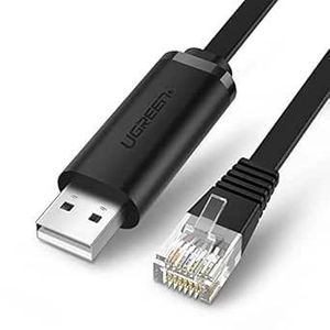 Ugreen  (60813) CM204 USB-A to RJ45 Console Cable 3m -Black