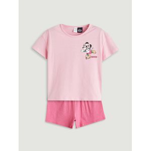 LC Waikiki Minnie Mouse Printed Girl's T-Shirt And Shorts 2 Pack