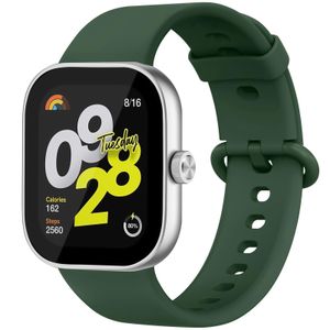 سوار ساعة ذكية، متوافق مع Redmi Watch 4 / Redmi Watch 5 / Xiaomi Smart Band 8 Pro/Xiaomi Smart Band 9 Pro Wristbands for Men Women، من سيليكون، تصميم نحيف وخفيف، خامة مقاومة للماء - أخضر