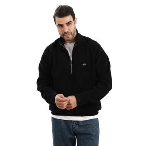 White Rabbit Men’s Half-Zip Ribbed Sweater