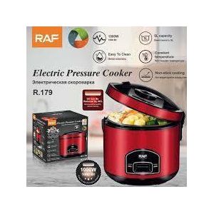 RAF حلة ضغط كهربائية-حلة طهي أرز / وعاء قابل للإزالة غير لاصق سعة 5 لتر/ وظيفة تسخين/ 1000 واط