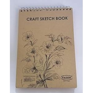 30-Sheet Sketchbook, 14 cm x 19.2 cm Size