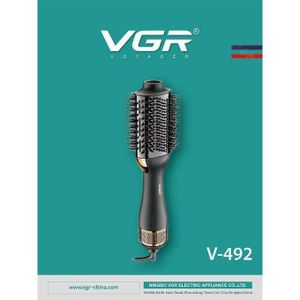 VGR فرشاة مجفف الشعر ومكثف الشعر ومصفف الشعر ومملس الشعر أدوات تصفيف الشعر في صالون V-492