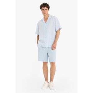 Defacto Man Relax Fit Bermuda - Lt.Blue