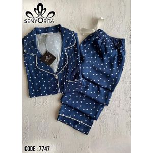 بيجامة حريمي صيفي وان سايز تلبيس من 55 إلى 75 كجم