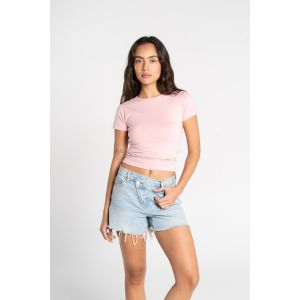 OUTDATED Round Neck Short Sleeve - Light Pink