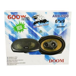 Dome car speaker set, oval, 6*9 inches, 600 watts AMA-6950