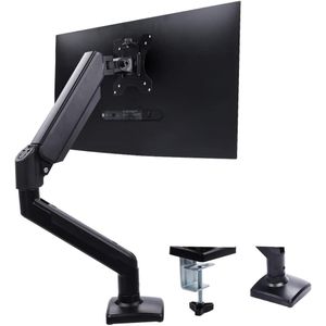 حامل لاب توب واحد وشاشة LCD ، حامل كمبيوتر قائم، حامل شاشة كمبيوتر فردي، حامل شاشة لاب توب، حامل هيدروليكي للشاشات
