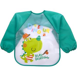 Feeding Bibs - Unisex Waterproof Long Sleeve Bib for Toddlers and InfantsConvenient Mealtime DesignAges 6 Months to 3 Years