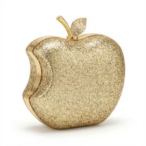 حقيبة يد فاخرة للنساء، بلمسة سوداء لامعة مع لمسات ذهبية، مثالية للمناسبات المسائية والمناسبات الخاصة، مصنوعة من مواد فاخرة.