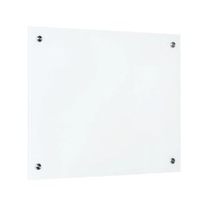 BEST MEDIA  Acrylic Magnetic Note Board for Refrigerator Dry Erase Board 38.1 x 27.9 CM with 4 Markers and Holder Reusable Message Board for Home Office School Organization Transparent - 1 Piece
